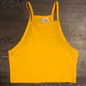 Yellow H&M Halter Top